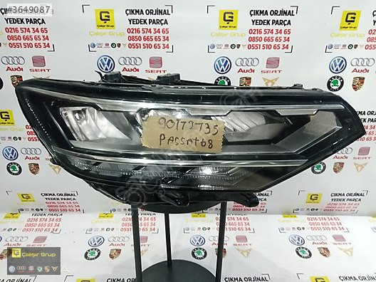 VOLKSWAGEN PASSAT B8.5 SAĞ ÖN FAR OEM 90172735ÇIKMA SÖKME YEDEK