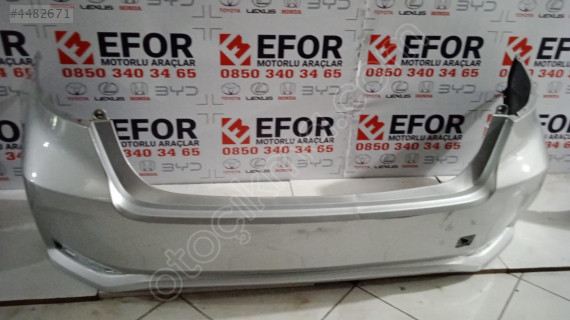 TOYOTA COROLLA ARKA TAMPON ÇIKMA ORİJİNAL PARÇA