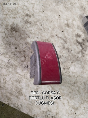 OPEL CORSA C ORJİNAL DÖRTLÜ FLAŞÖR DÜĞME