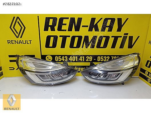 Renkay Oto'dan Clio 4 İçin Çıkma Orjinal Ledli Farlar