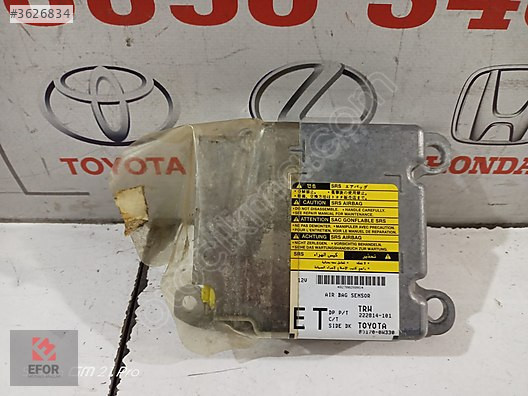 TOYOTA AURİS AİRBAG BEYNİ ORJİNAL ÇIKMA YEDEK PARÇA 10-