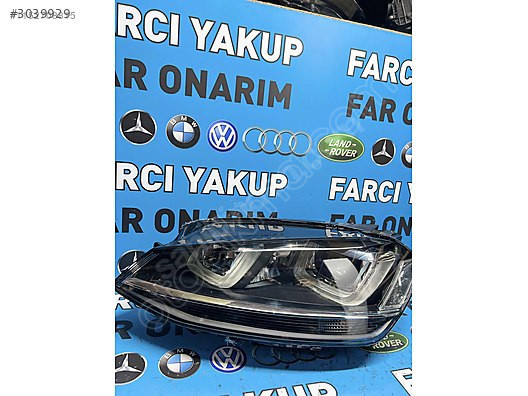 GOLF 7 ÇİFT U LED SOL FAR ORJİNAL