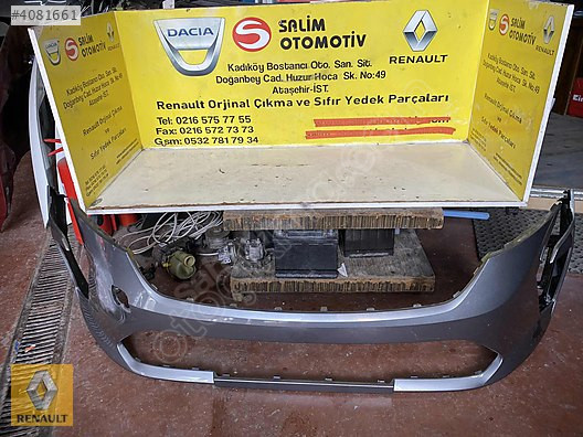 RENAULT CLIO 5.5 ÇIKMA ORJİNAL ÖN TAMPON BOŞ VE DİĞER PARÇALARI