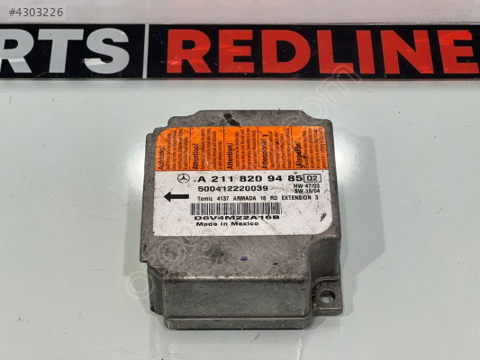 A2118209485 MERCEDES BENZ W211 E KASA AİRBAG BEYNİ