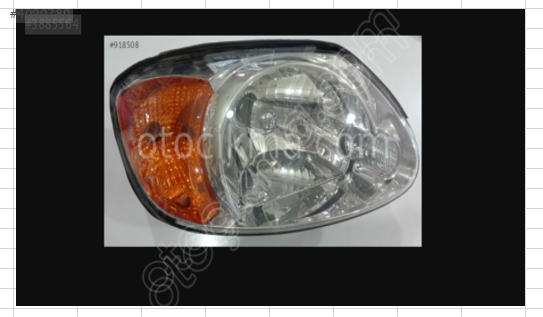 HYUNDAİ ACCENT 2003-2004 *SARI SİNYALLİ* SAĞ FAR 92102-25530