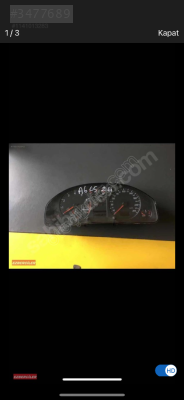 Audi A6 C5 2.4Benzinli Km Saati 4B0 919 860L