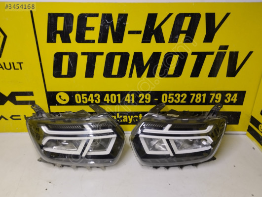 260602465R DACİA DUSTER 2 SAĞ SOL ÖN FAR BEYAZ ÇİZGİLİ ORJ RENKAY