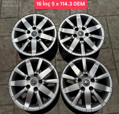 Fluence Megane 3 çelik jant adet olarak satılık