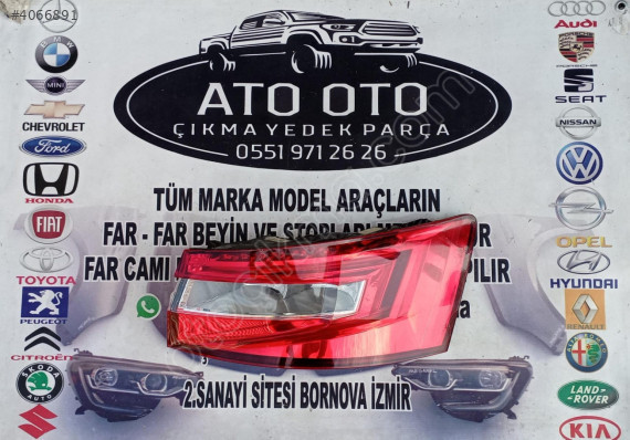 SKODA SÜPER B ORJİNAL CIKMA SAĞ STOP