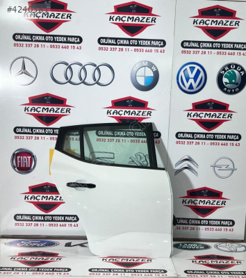 DACİA SANDERO SAĞ ARKA KAPI BEYAZ HATASIZ BOYASIZ ÇIKMA