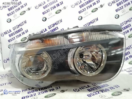 BMW 7 SERİSİ E65 KASA MAKYAJSIZ XENON SAĞ FAR ORJ ÇIKMA 02-05