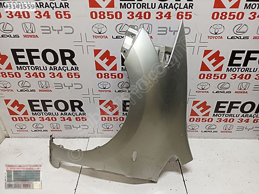TOYOTA AURİS SOL ÖN ÇAMURLUK ÇIKMA ORİJİNAL PARÇA 2007-2010