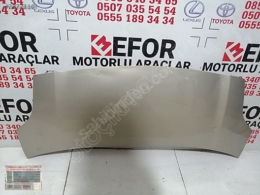 TOYOTA YARİS MOTOR KAPUTU ÇIKMA ORJİNAL PARÇA 2006-2011