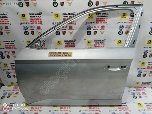 SKODA SUPERB 2020- SOL ÖN KAPI OEM 3V0831311 ÇIKMA SÖKME