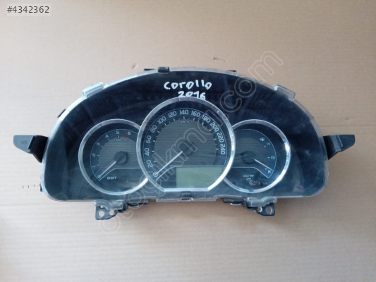 toyota corolla 2016 1.4 otomatik gösterge/km saati (son fiyat)