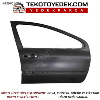 PEUGEOT 307 ÖN KAPI SAĞ SOL 2001 2002 2003 2004 2005 / KAMPANYA