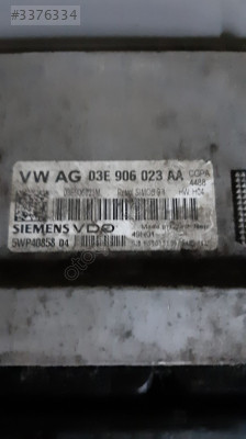 03E906023AA SİMOS9.1VW PASSAT MOTOR BEYNİ
