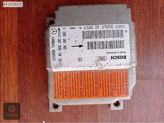 MERCEDES W202 W208 W210 AİRBAG BEYNİ A0018200826