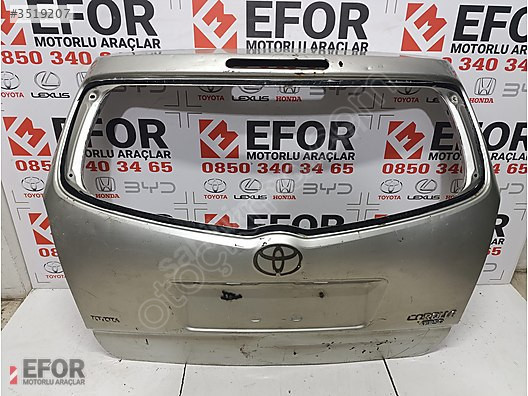 TOYOTA VERSO BAGAJ KAPAĞI ÇIKMA ORİJİNAL PARÇA 2004