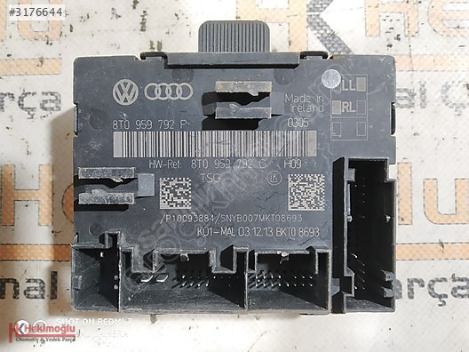 AUDİ A4 A5 Q5 KAPI MODÜLÜ BEYNİ 8T0959792P, 8T0959792G KAPI KONT