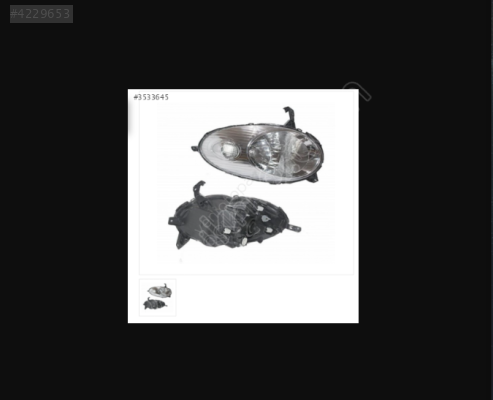 2002-2008 Nissan Micra Sol-Sağ Ön Far Parçaları