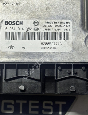 ECU RENAULT LAGUNA 0281014352 8200527713  EDC 16C3