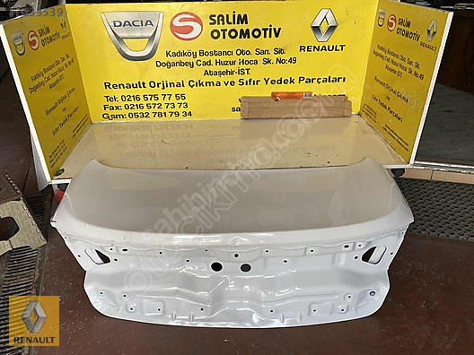 Renault Megane 4 Orjinal Beyaz Bagaj Kapağı ve Diğer Çıkma P