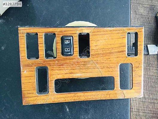 MERCEDES W126 ORJ KLİMA KONTROL PANEL İÇ TRİM (MAUN) ÇIKMA TEMİZ