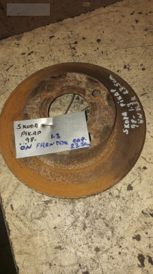 SKODA PİKAP 1998 1.3 BENZİNLİ  ÖN FREN DİSK ÇAP 23.5 CM
