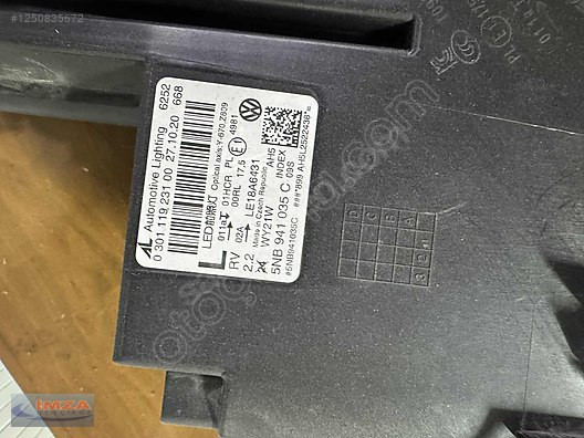 5NB941035C VW TİGUAN SOL FAR ORİJİNAL ÇIKMA