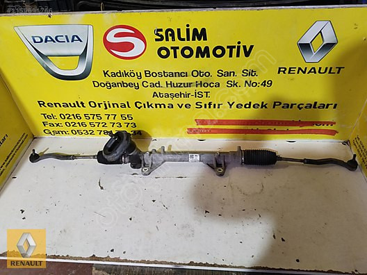 RENAULT ZOE ÇIKMA ORJİNAL DİREKSİYON KUTUSU VE DİĞER PARÇALARI
