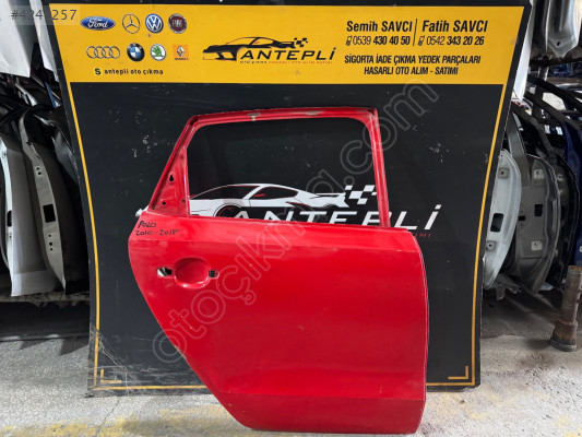 VOLKSWAGEN POLO SAĞ ARKA KAPI 2010-2018 ÇIKMA ORİJİNAL