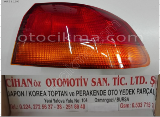 HONDA CIVIC SEDAN STOP SAĞ 1996 1999