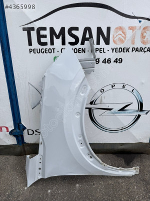 PEUGEOT 3008-5008 SAĞ ÖN ÇAMURLUK BEYAZ TEMİZ TEMSAN OTO
