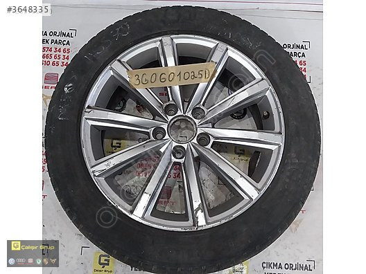 VOLKSWAGEN PASSAT B8 ORJİNAL ÇIKMA JANT OEM 3G0601025D ÇIKMA