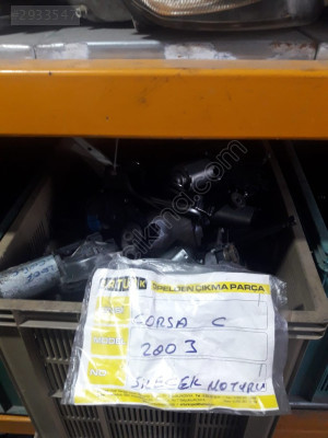 Corsa C  arka bakaj silecek motorları 2004model