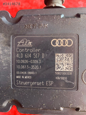 AUDİ Q7 ABS BEYNİ 4L0614517D  10.0613-3520.1 AUDİ Q7 ABS BEYNİ