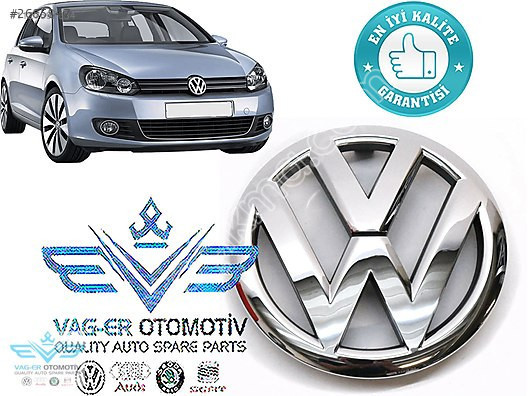 VW GOLF 6 2008-2012 ARASI ÖN PANJUR ARMASI LOGOSU 5K0853601F