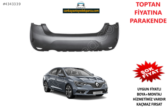 RENAULT MEGANE 4 ARKA TAMPON SIFIR 2015  850228743R
