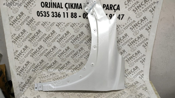 TOYOTA COROLLA CROSS 2022 2025 SOL ÖN ÇAMURLUK SEDEFLİ