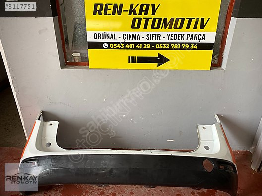850222838R DACİA LODGY ARKA TAMPON 2013 - 2020 ORJ RENKAY OTO