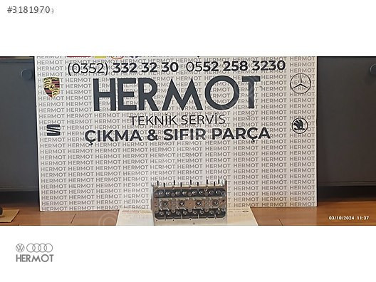 03C103264JX CAX DOLU SİLİNDİR KAPAĞI VW AUDI (SIFIR ORJİNAL)