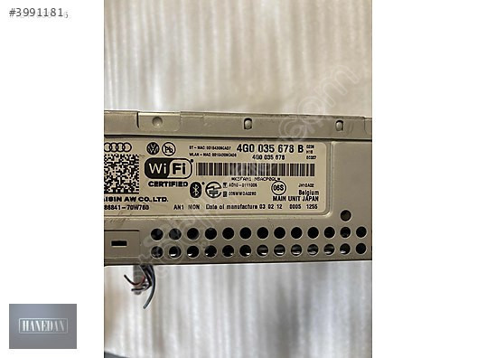 AUDİ A6 MULTİMEDYA OYNATICI 4G0035678B