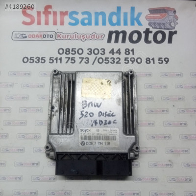 7794218 BMW 5 E60 530D ÇIKMA MOTOR BEYNİ