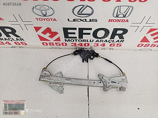 TOYOTA COROLLA SAĞ ÖN CAM KRİKOSU ÇIKMA ORJİNAL PARÇA 2019-2023