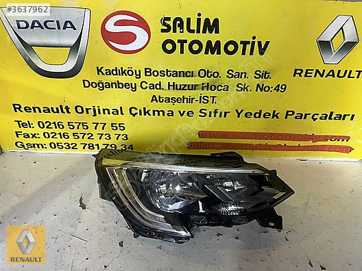 RENAULT TALİANT ÇIKMA ORJİNAL SAĞ ÖN FAR VE DİĞER PARÇALARI