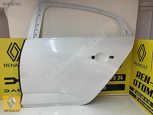 Beyaz Renault Megane 4 Sol Arka Kapı - Orjinal Renkay Çıkma Pa