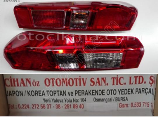 Isuzu DMAX Ledli Stop 2012 2016 - Sağ Sol - ADET FIYATI.