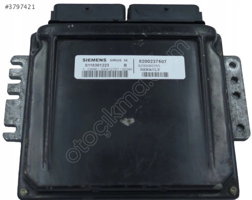 Renault Megane Motor Beyni / SIRIUS34 / S118301223