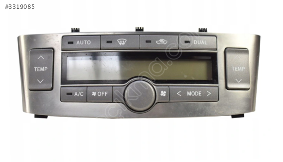 Toyota Avensis T25 Dijital Klima Kalorifer Paneli Garantili Orj.